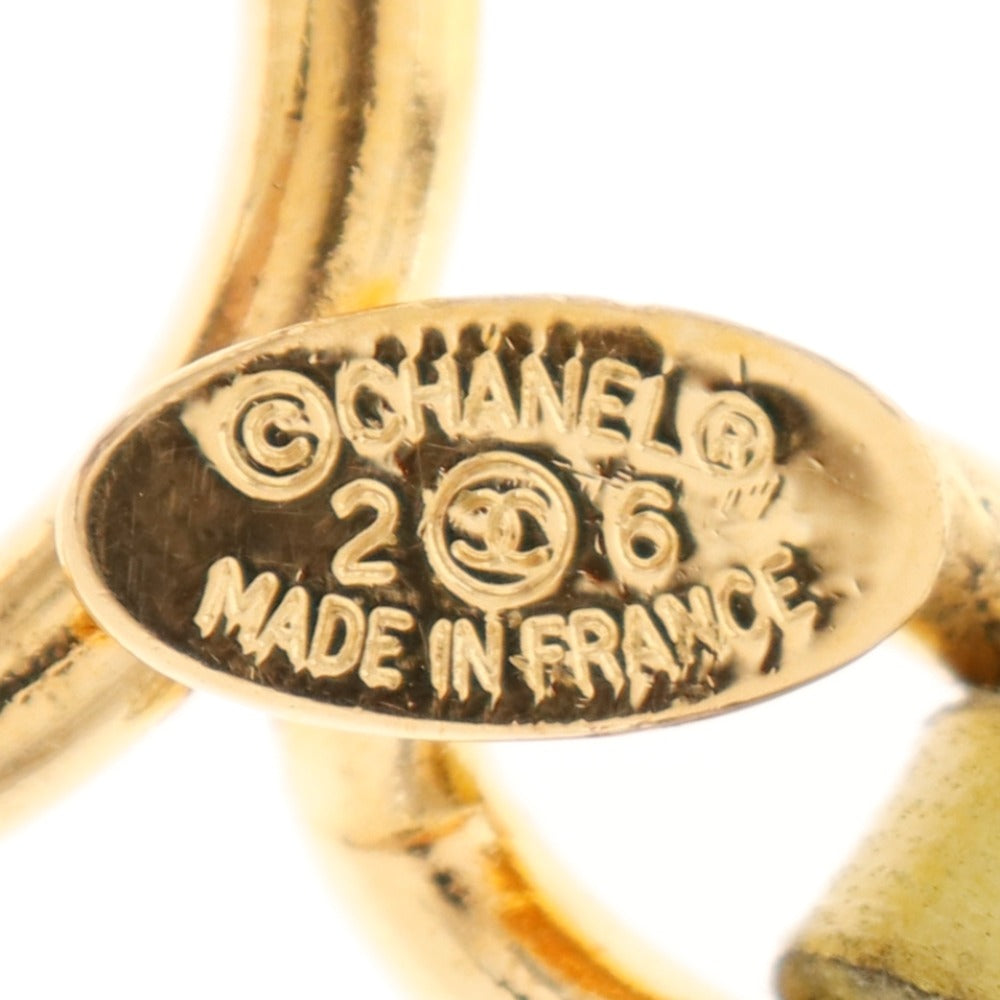 【Suale  OFF】Chanel CHANEL Bracelet G   Leather Gold/Yellow 26  46.4g  【Supersale】