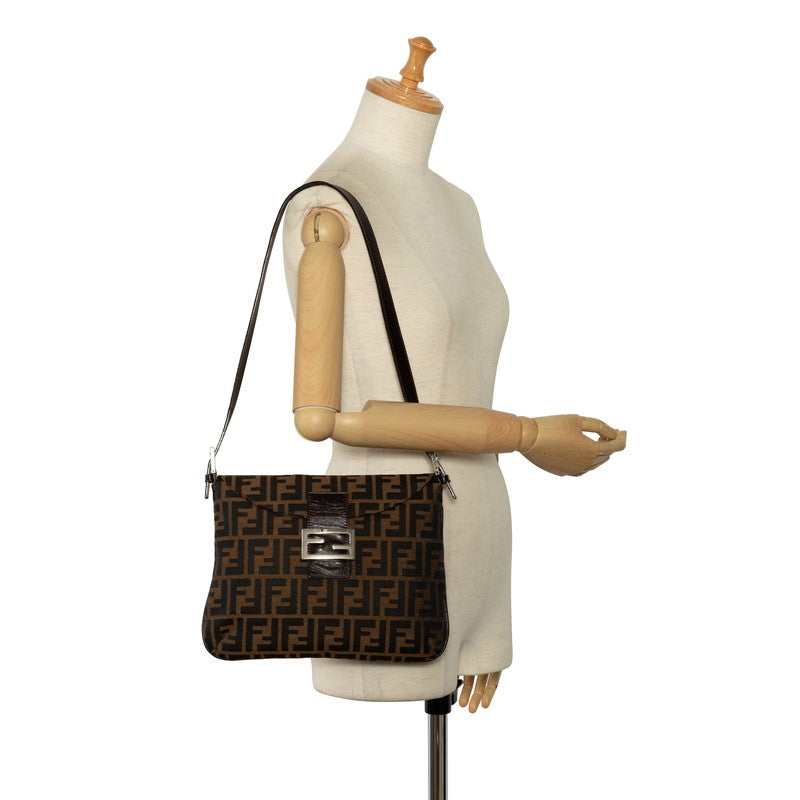 FY ZUCKA MANMABACKET ONE SHOULDER BAG HANDBACK BRONNE CANVES LEADER LADY FENDI FENDI PARIS MARKET