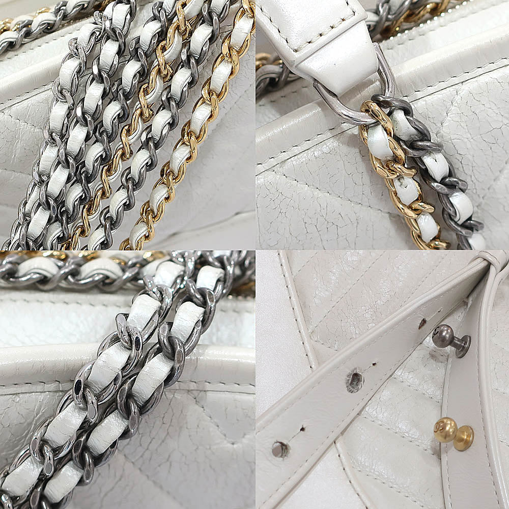 CHANEL Chain Shoulder Bag Gabriel Du Chanel Small Hobo A91810  S Light Gr GD/SV  Coco Female  28th/8-digit  Bag