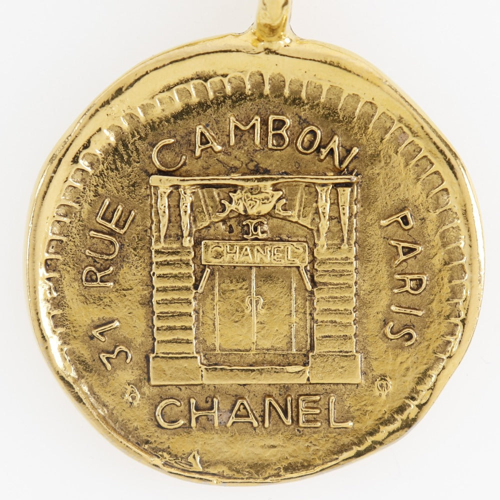 CHANEL Necklace 31 RUE CAMBON Coin G  French made  108.4g