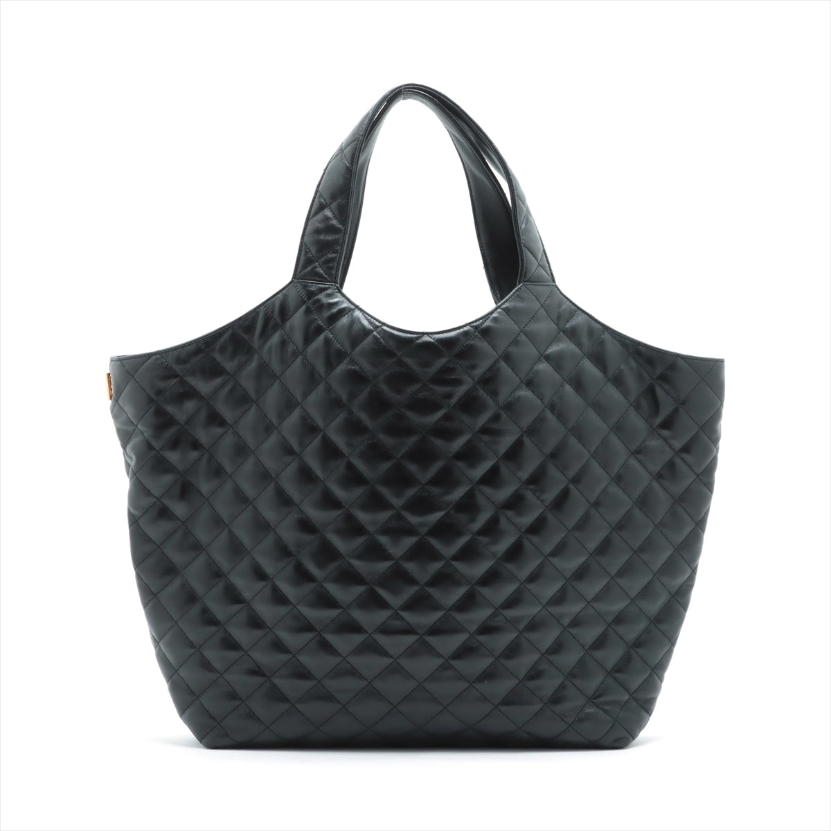 Saint Laurent  Icarus Leather Tote Bag Black 698651