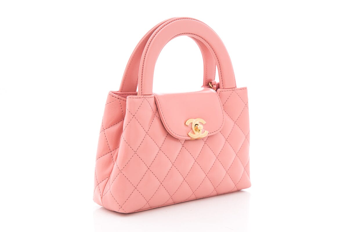 Chanel 2023 Pink Calfskin Small Kelly Shopper