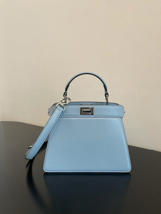 FI Peekaboo ISeeU Petite Light Blue Small Bag For Woman 20cm/8in