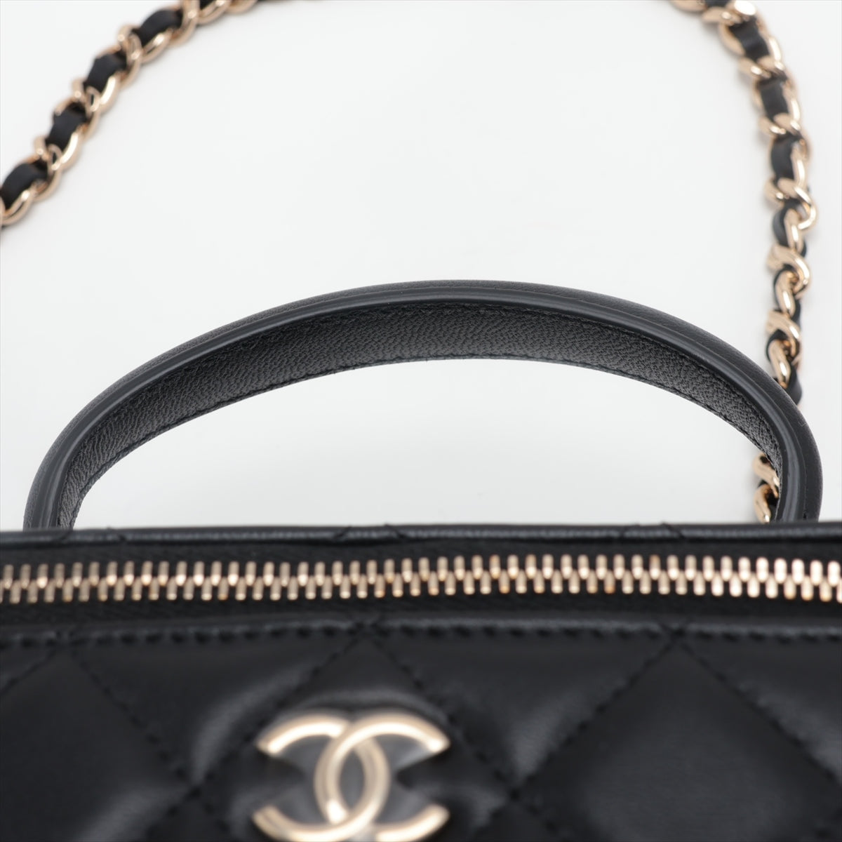 Chanel Matrasse  2WAY Shoulder Bag Vanity Black G