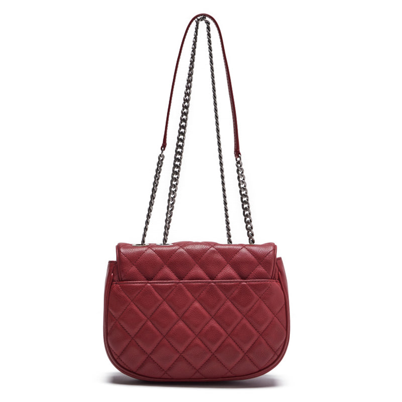 Chanel Matrasse Full Flap Chain Shoulder Caviar S Red (Gen x Silver Gold) Shoulder Bag Mini Shoulder Bag  Bag Hybrid   Delivery] Dutch Shark Online