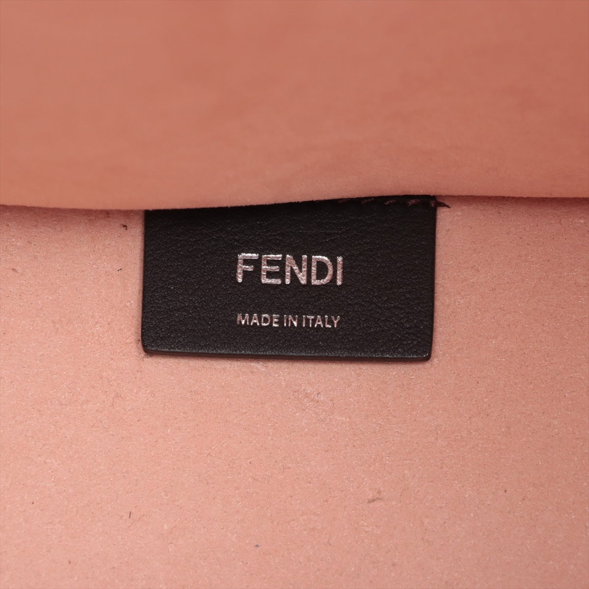 Fendi Sunshine Leather 2WAY Handbag Pink Beige 8BH386