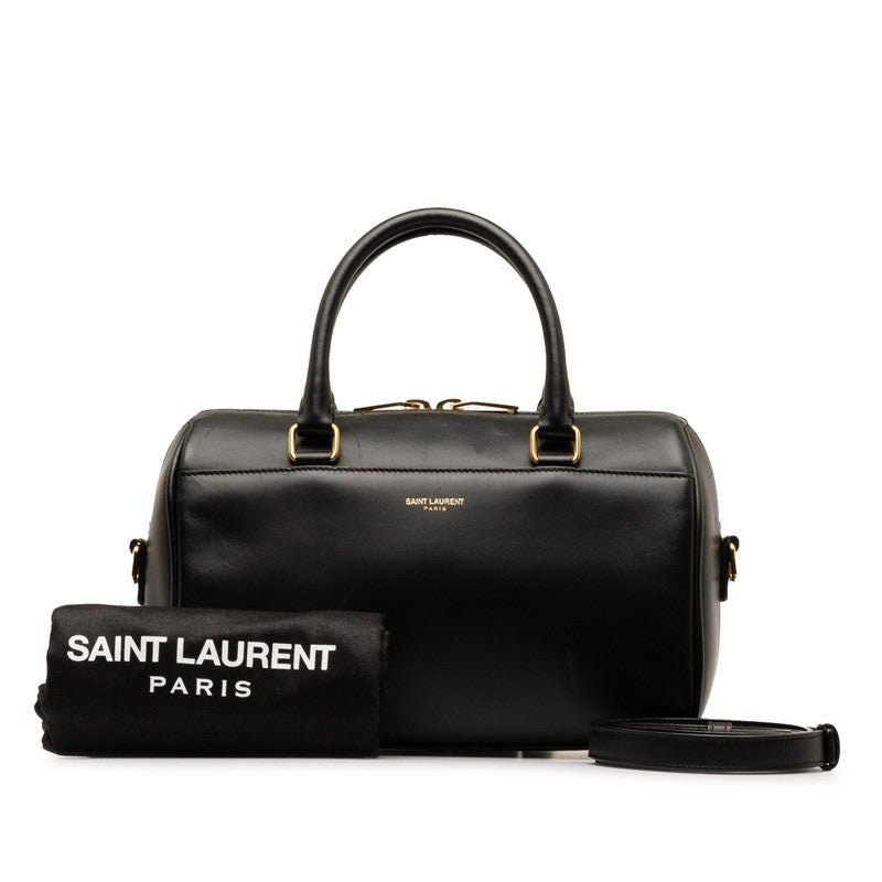 Saint Laurent Cabas Shoulder Handbag 2WAY 330958 Black Leather  Saint Laurent