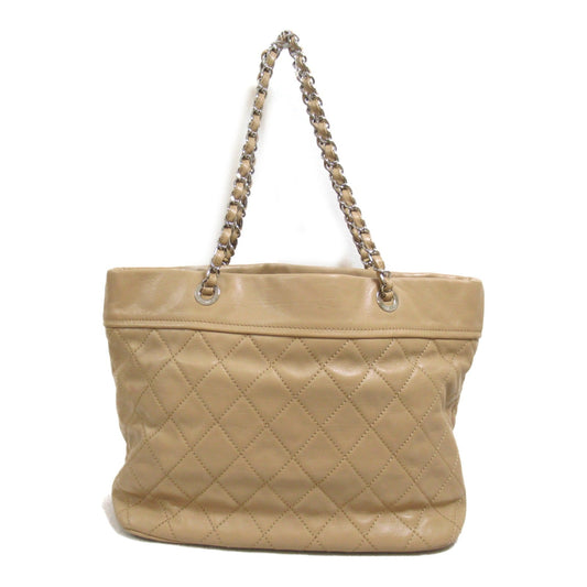 Chanel Shoulder Bags Shoulder Bags Leather  Beige  Chanel