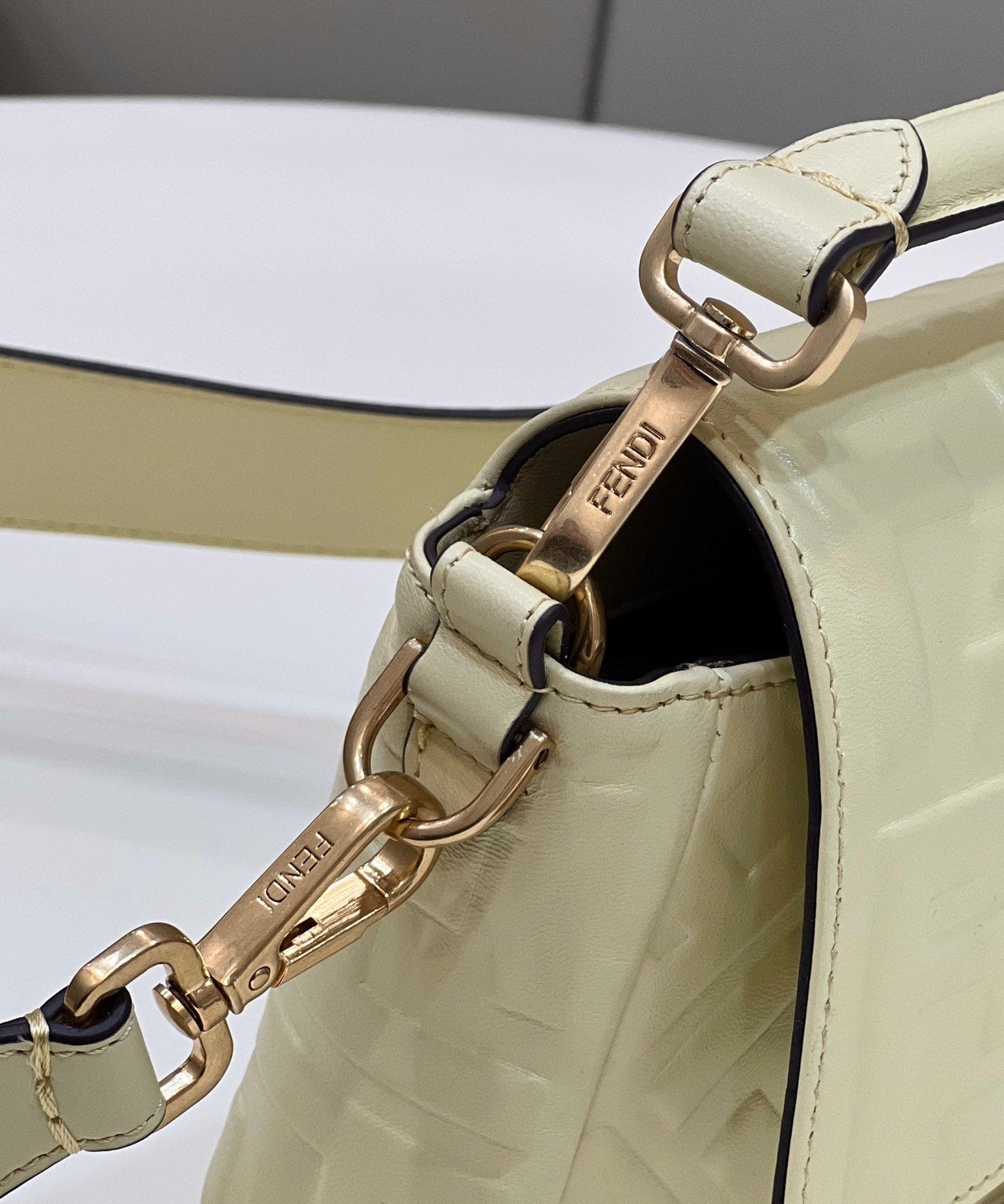 Fendi Baguette Khaki Crossbody Bags