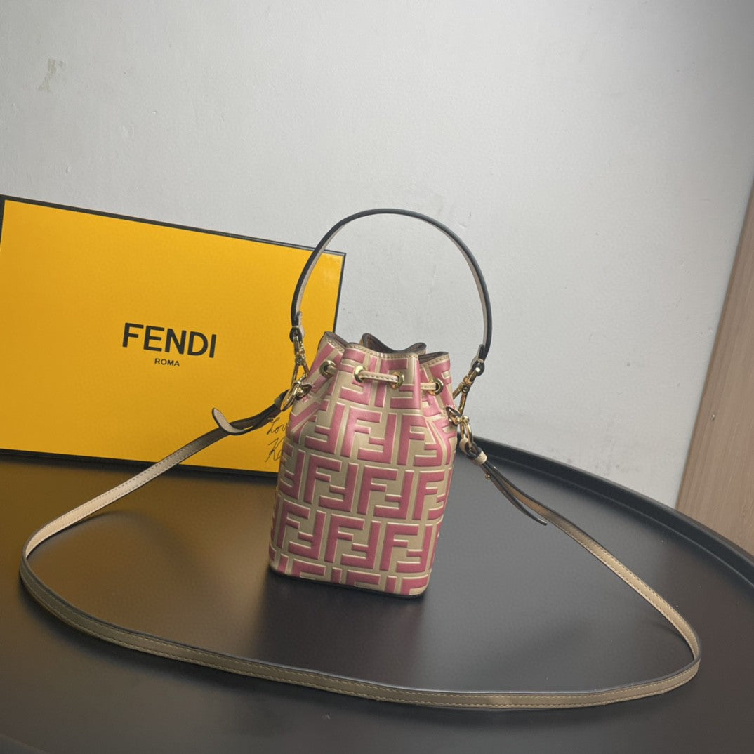 Fendi Mon Tresor Pink Mini Bag For Woman 18cm/7in