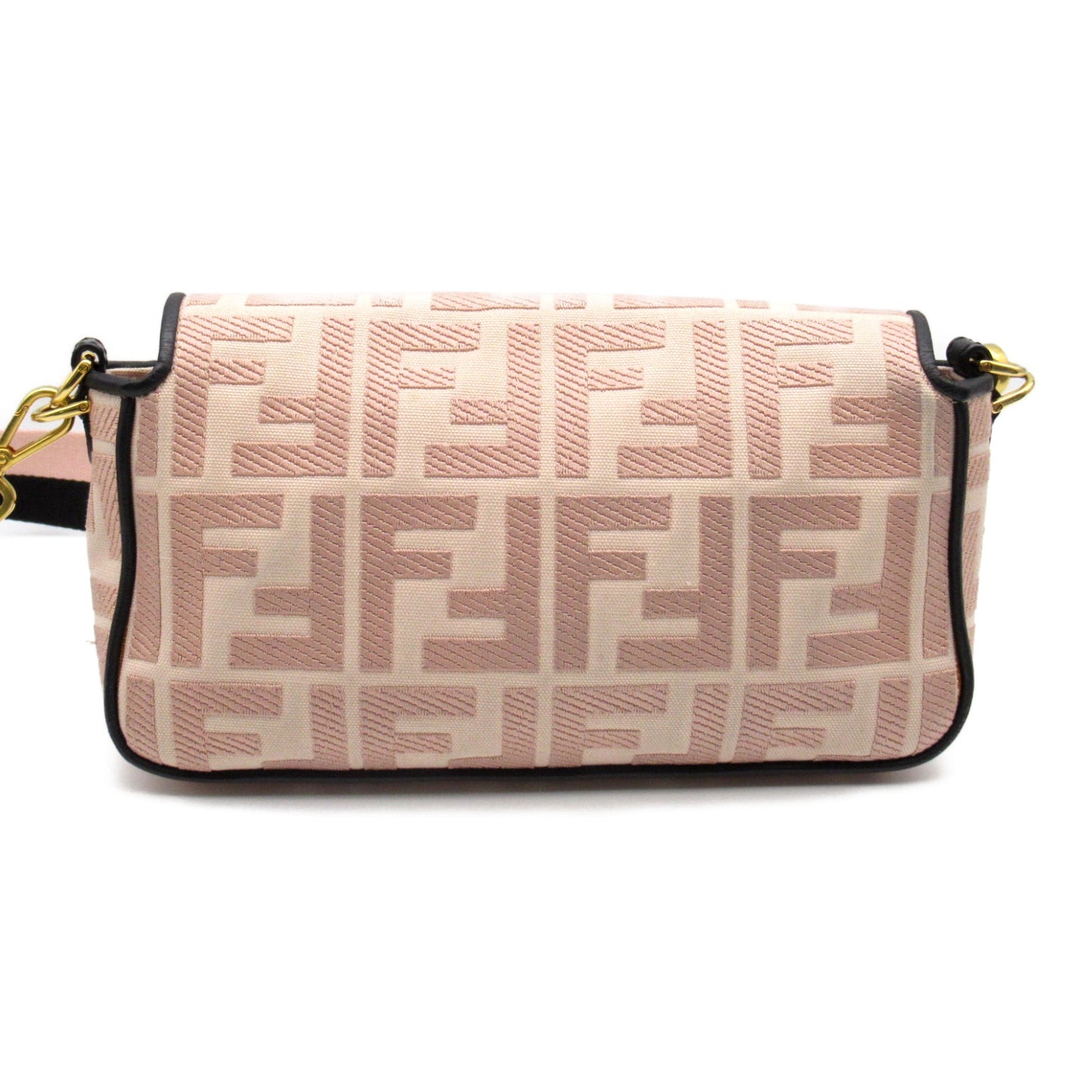 FI FENDI MANMABACKET SHOLDER BAG SHOLDER BAG LEADER CANDY LADY BLACK/ROSE 8BR600