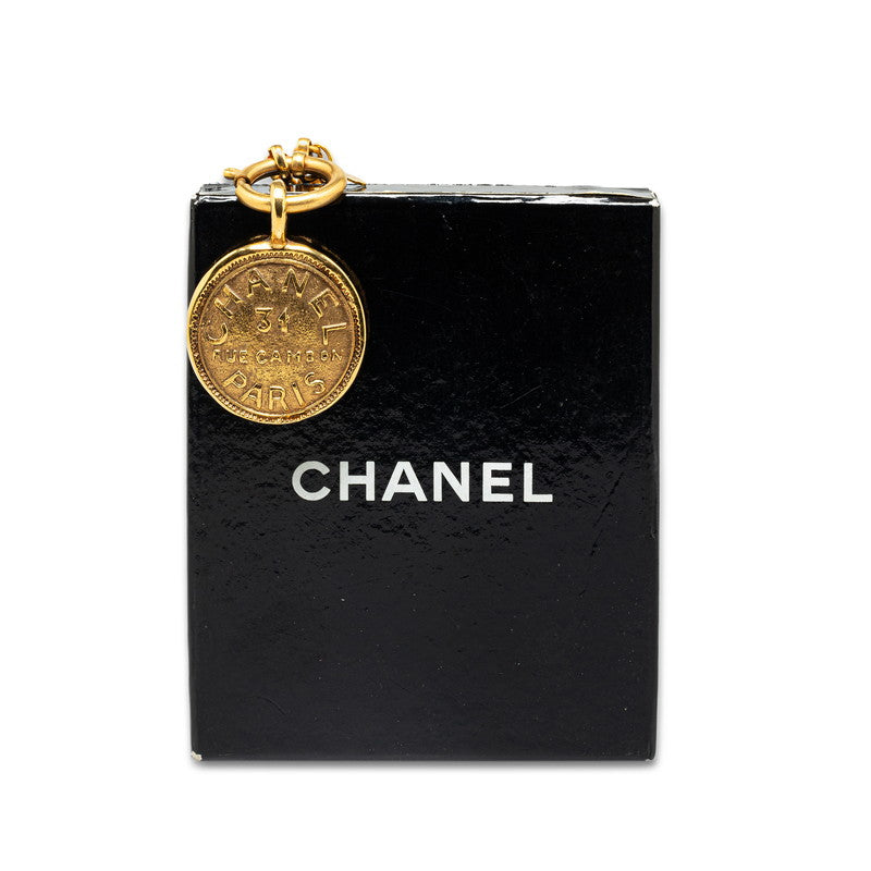 Chanel RUE CAMBON 31 Medal Necklace G   Chanel