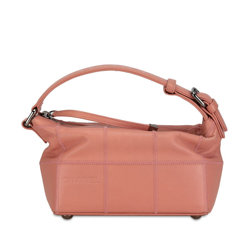 Chanel Chocolate Bar One-Shoulder Bag Handbag Pink   CHANEL