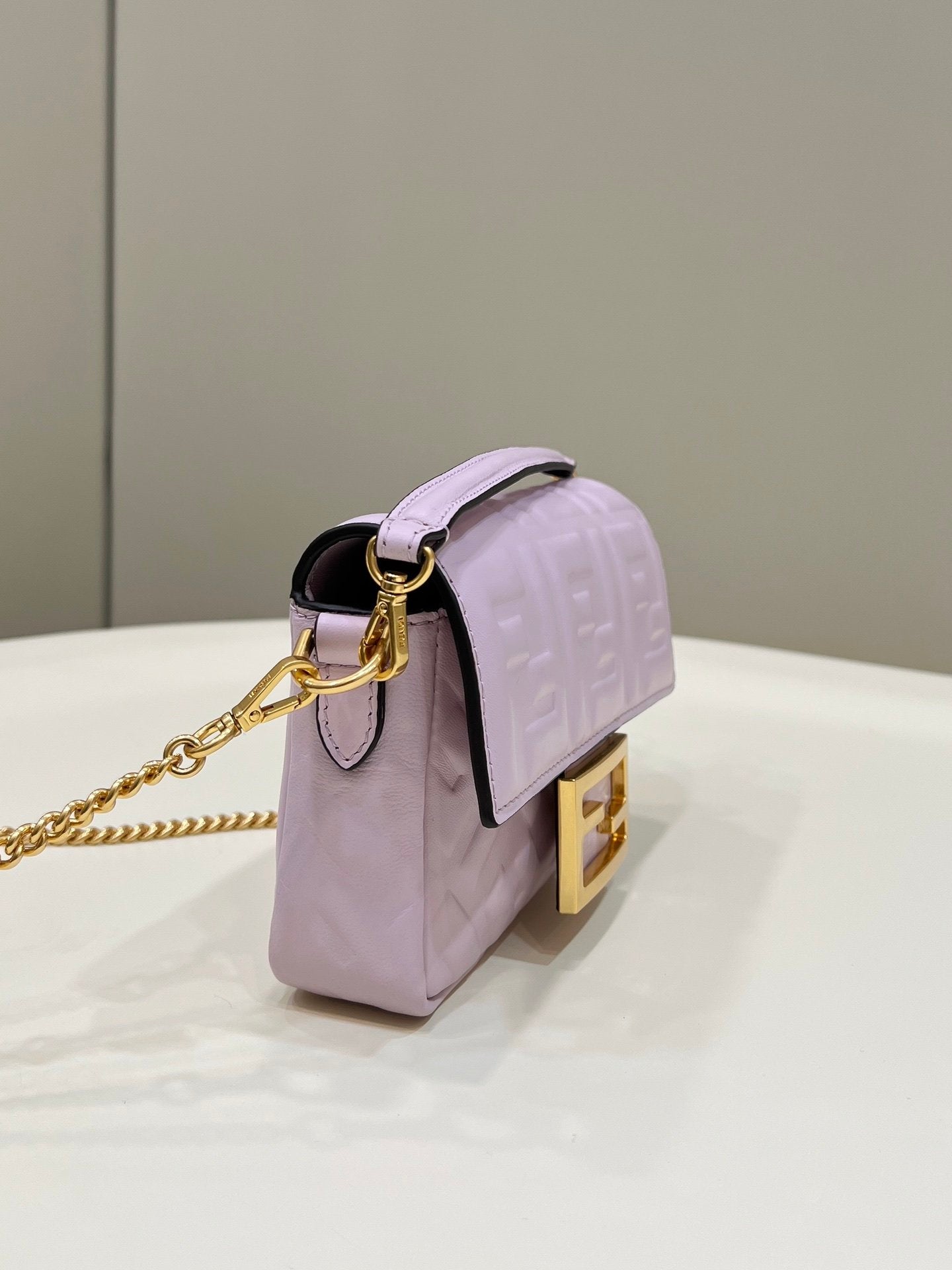 Fendi Baguette Purple Shoulder And Crossbody Bags