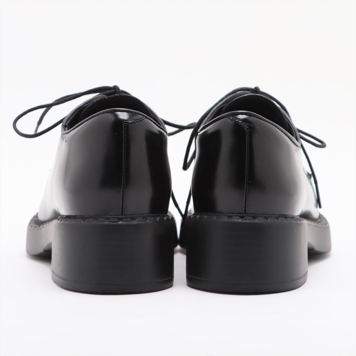 Prada Leather Shoes 36  Black