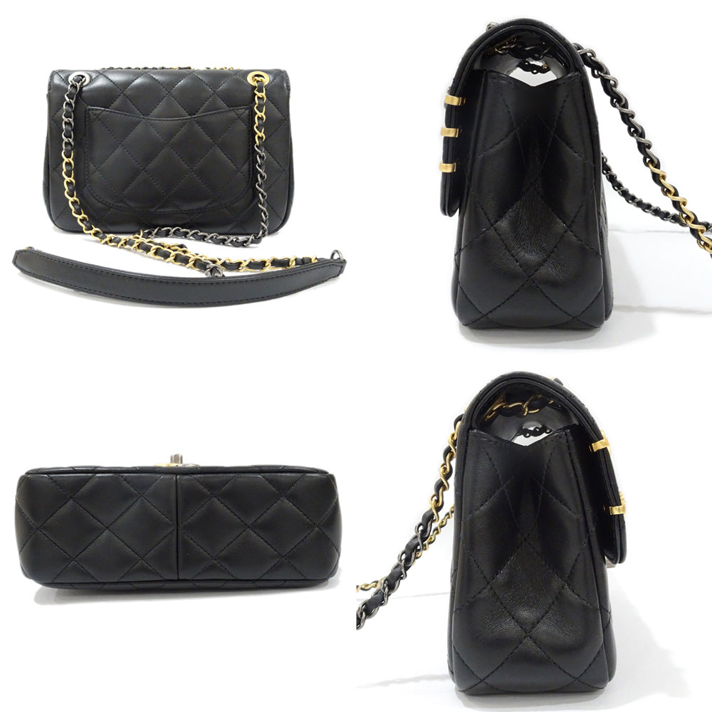 Chanel Small Flap Chain Shoulder Bag AS2979 Black  Shoulder Bag