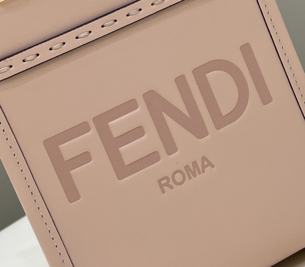 Fendi Mini Sunshine Shopper Pink