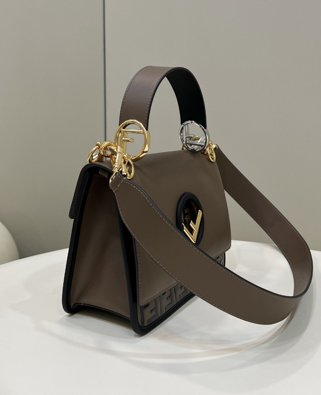 Fendi Kan I F Medium Brown Bag