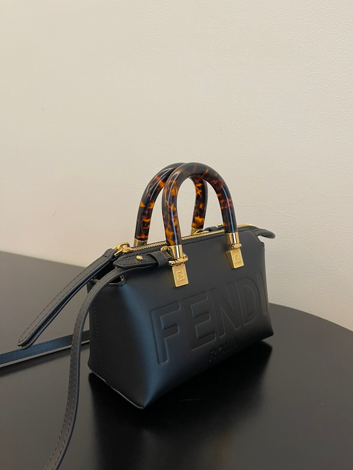 Fendi By The Way Black Mini Bag For Woman 17cm/6.5in