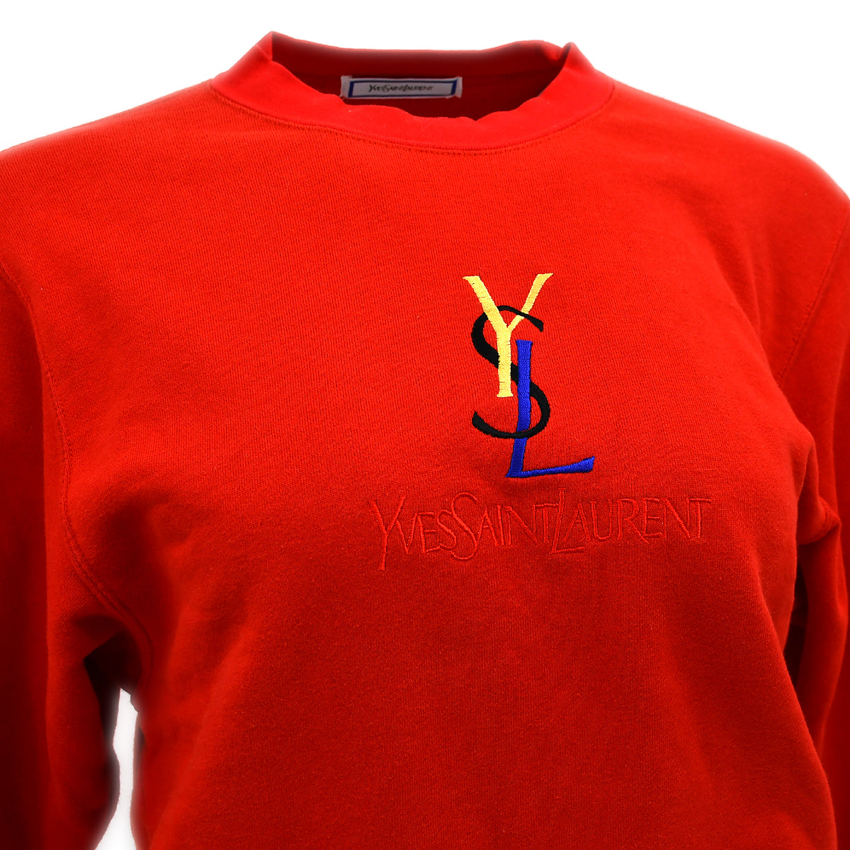 Yves Saint Laurent Sweatshirt Red #M