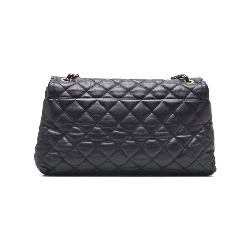 Chanel Matrasse Turn-Lock Single Flap  Black  Shoulder Bag  Shoulder Bag Ladies Hybrid Bag  Delivery Dutch Shark Online