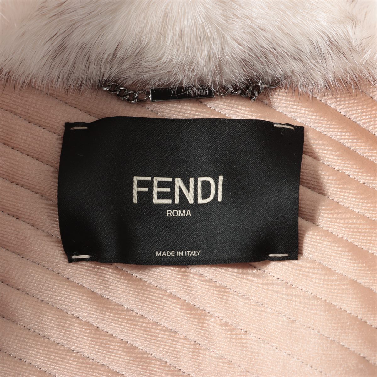 Fendi 20 Years Wool X Casimir Jacket 36  Grey X White FNE60I Minkeeper