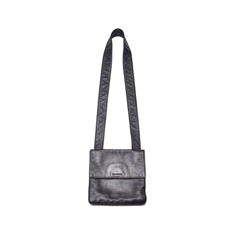 CHANEL CHANEL logo Magnetic Lock One-Shoulder Bag  Dark Silver (Gen Gold)  Bag Lady Shoulder Bag Hybrid 【 Ship】 E-