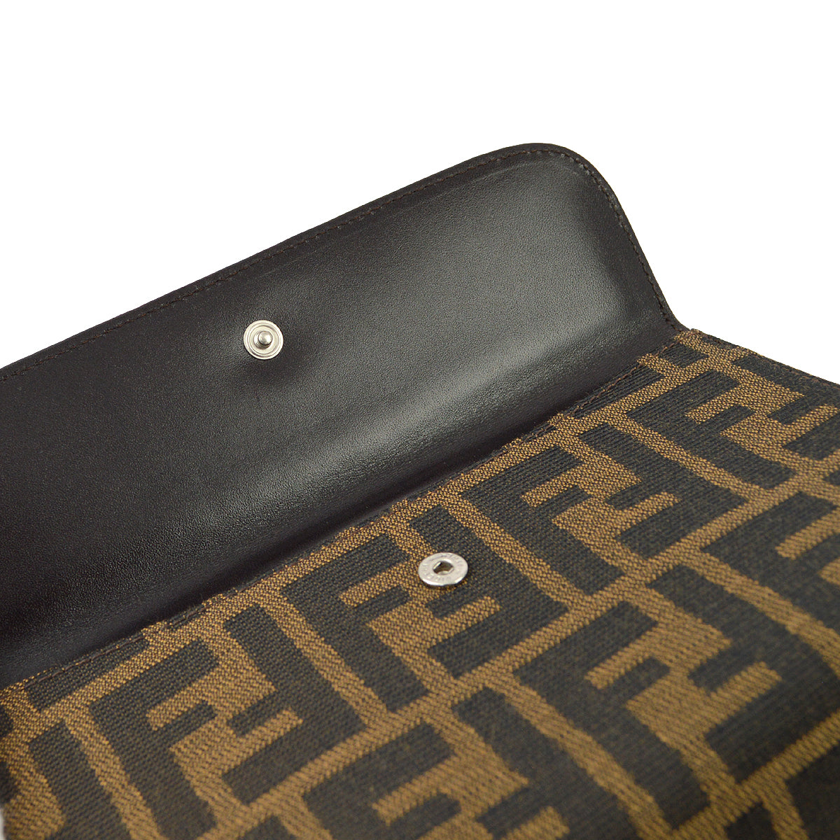 Fendi Brown Zucca Wallet Purse