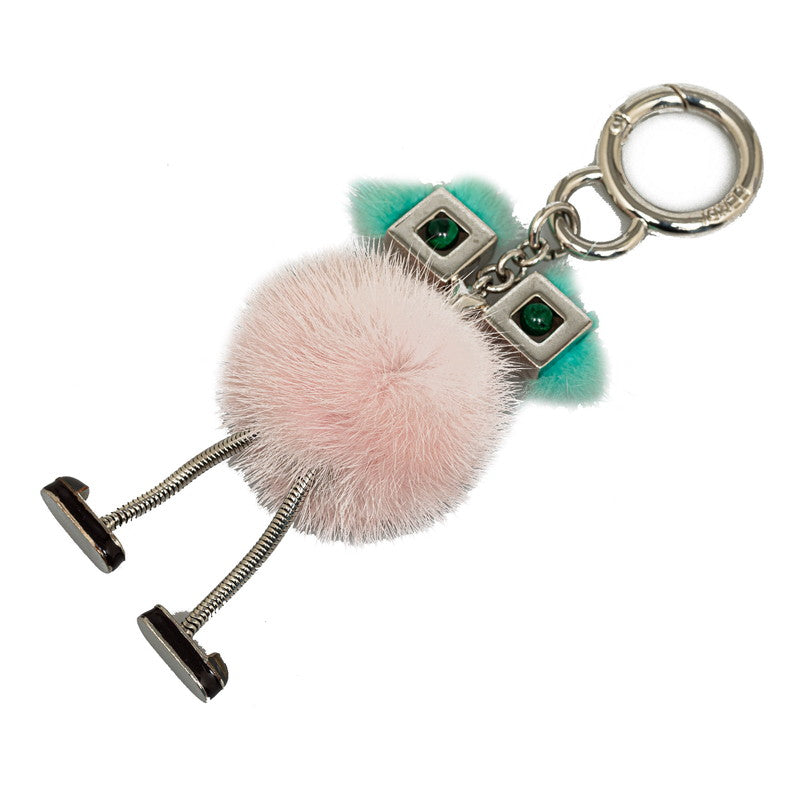 Fendi Monster Bugs Key Her Bag Cham Pink Multicolor For  Fendi