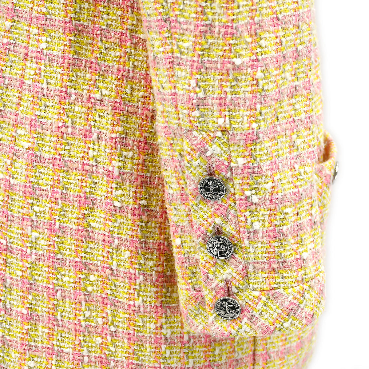 Chanel Setup Suit Jacket Skirt Pink 96P #40