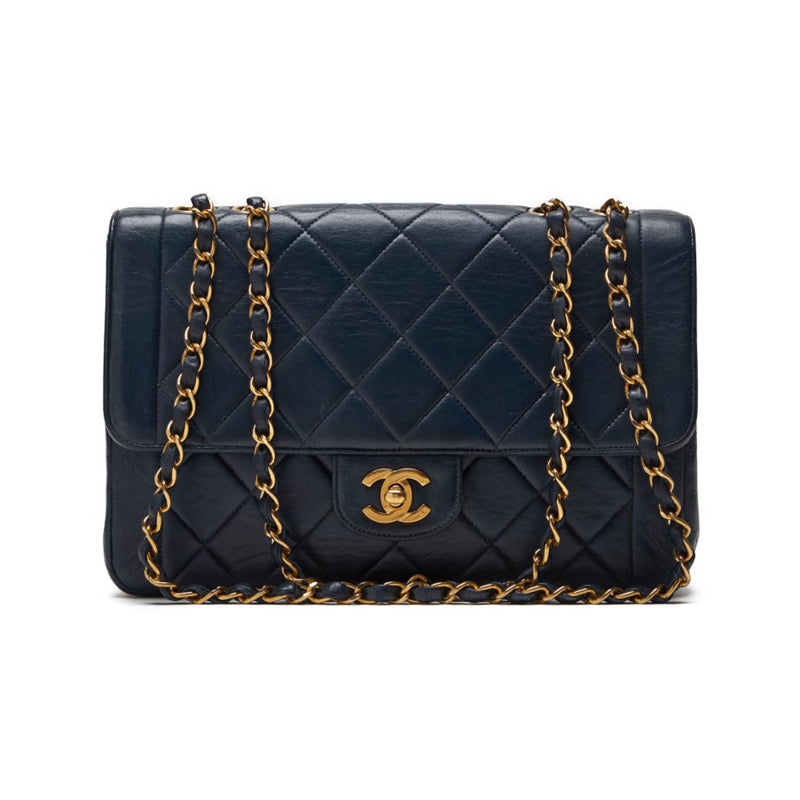 Chanel Matrasse  Flaster Chain Shoulder  Navy  Shoulder Bag Mini Shoulder Bag  Shoulder Bag Hybrid   Delivery] Dharma Sharma Online