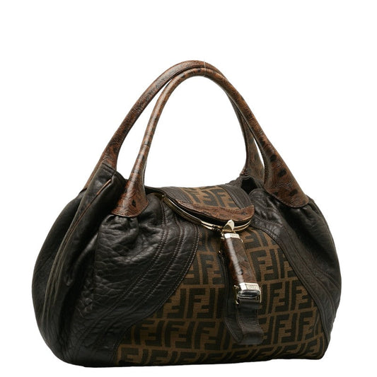 Fendi Zuka Spy Bag 8BR511 Brown Leather Ladies Fendi