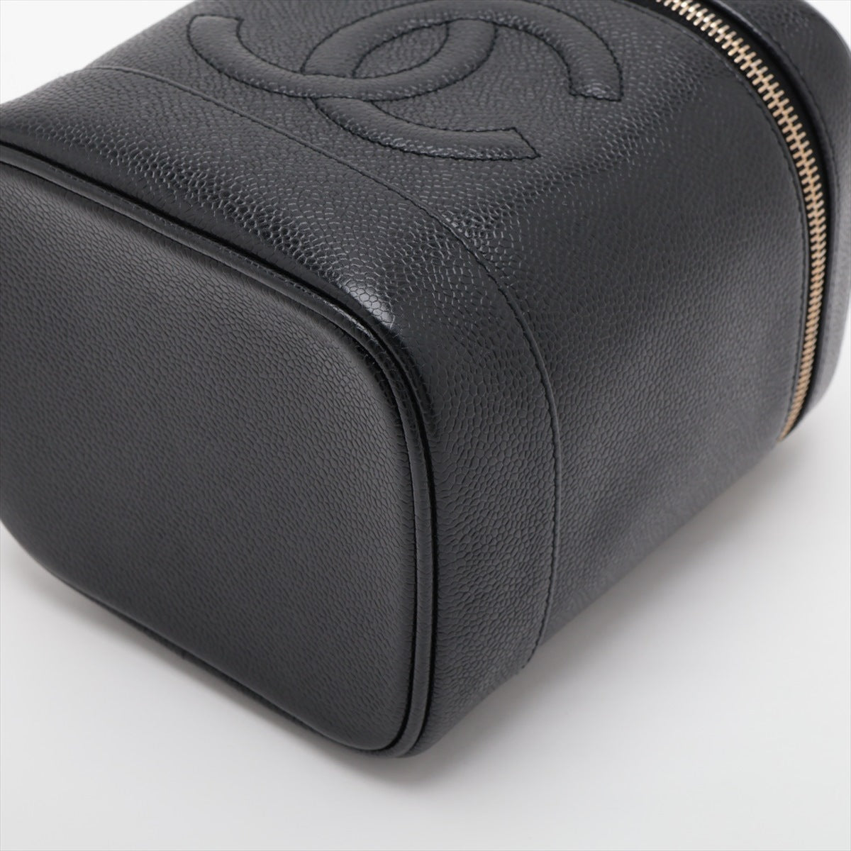 Chanel Coco Caviar S Vanity Bag Black G  7th