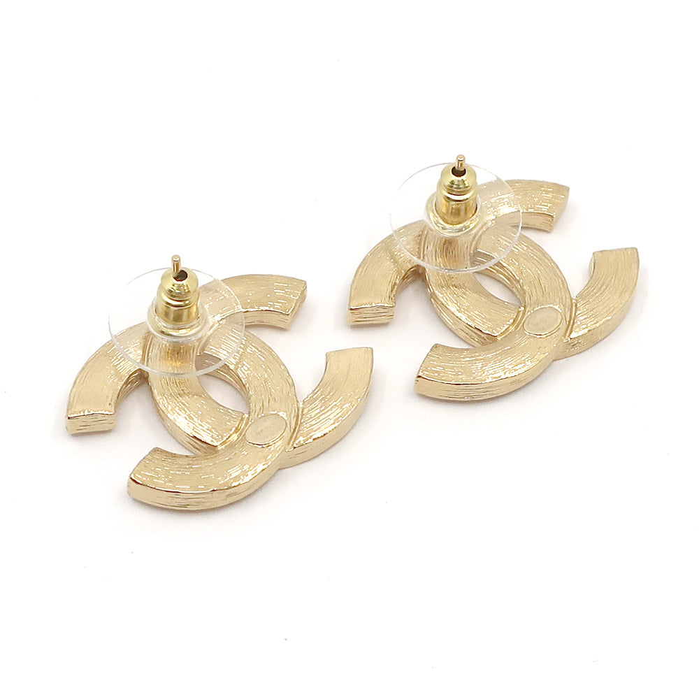 Chanel Stud_Earrings One-to-One Imitation CC Mark B24S G Color Gold  GP  Accessories Female  Box 【New】【Unused】