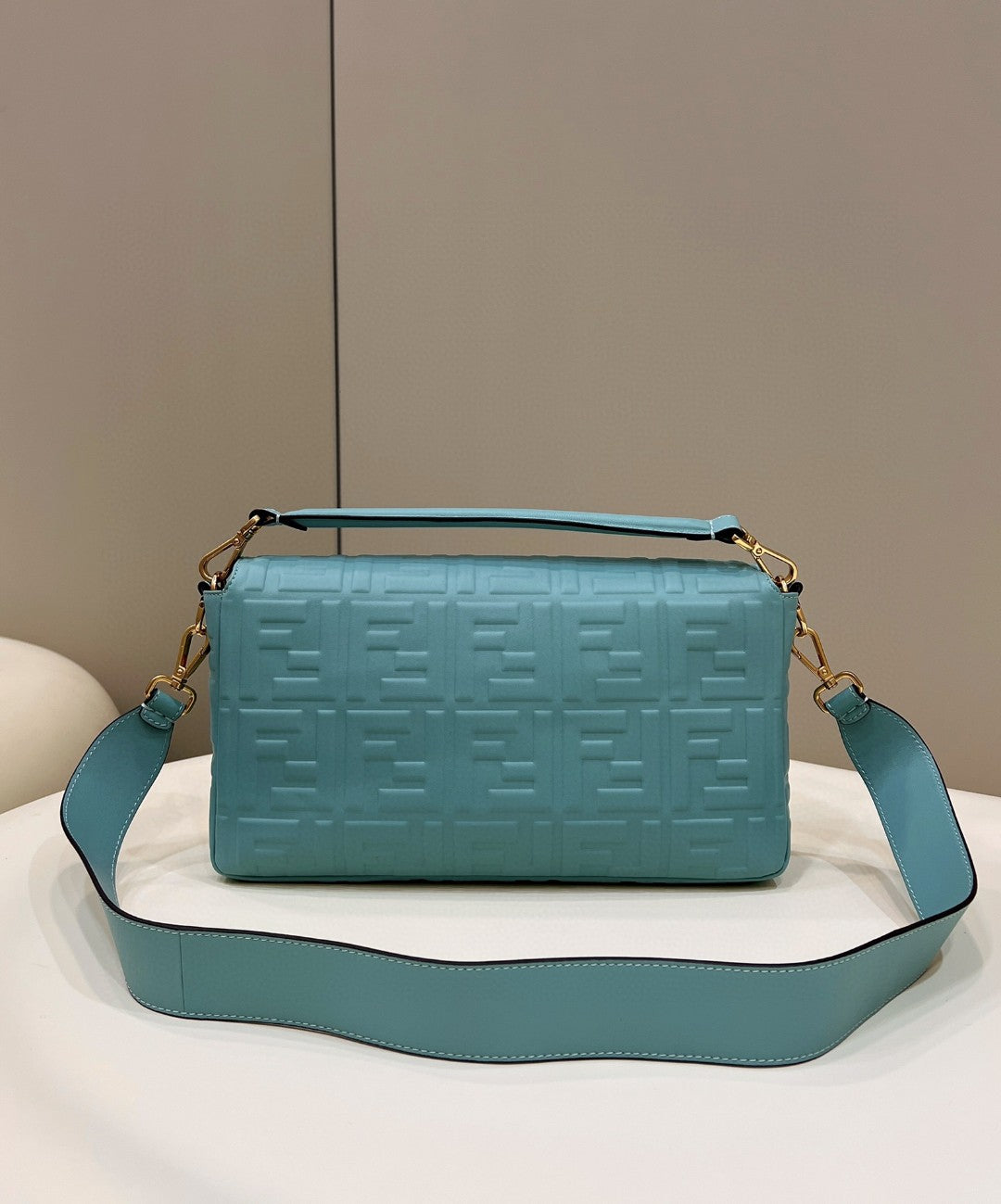 Fendi Baguette Medium Mint Green Bag For Woman 27cm/10.5in