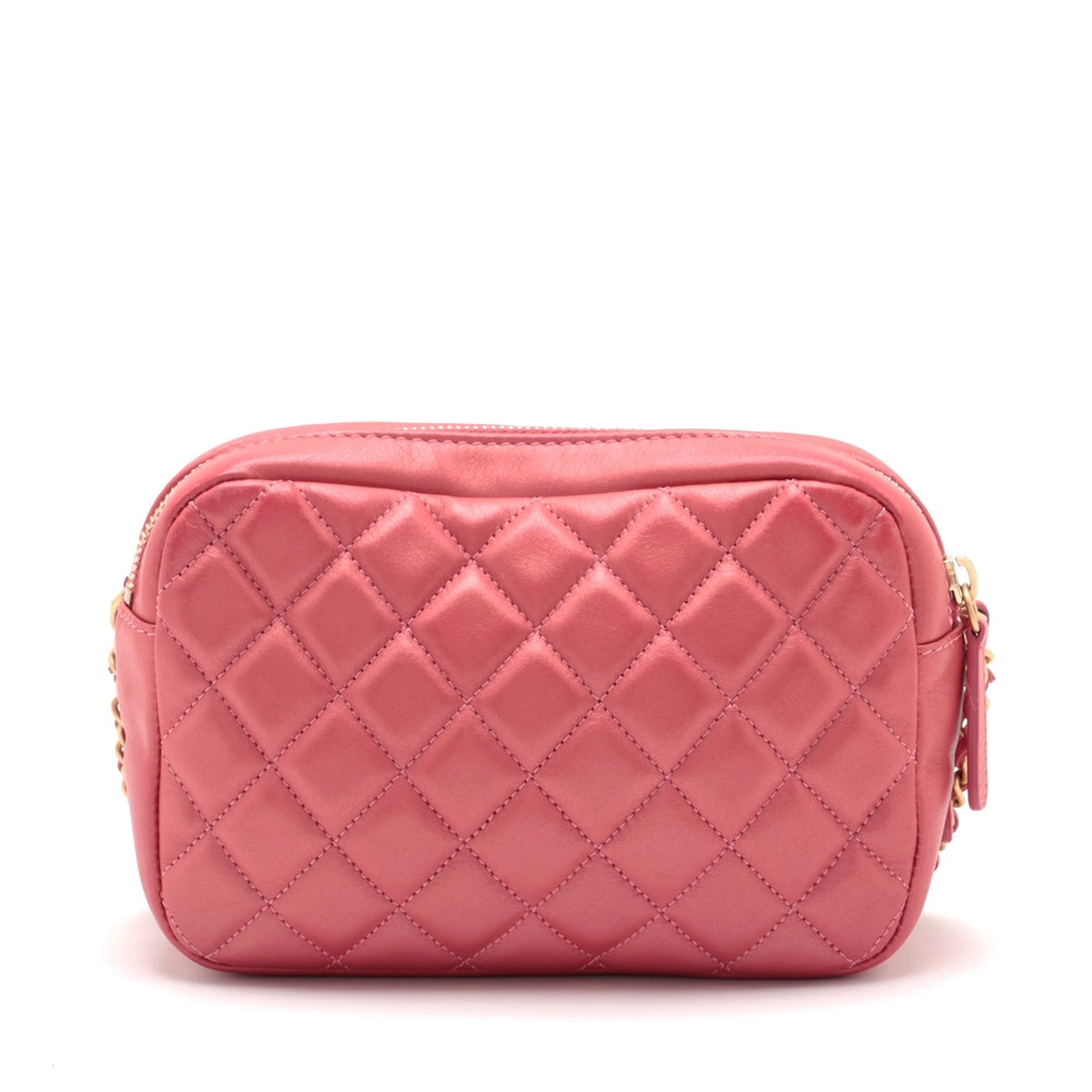 Chanel Lambskin  Chain Shoulder Bag Pink G  29th