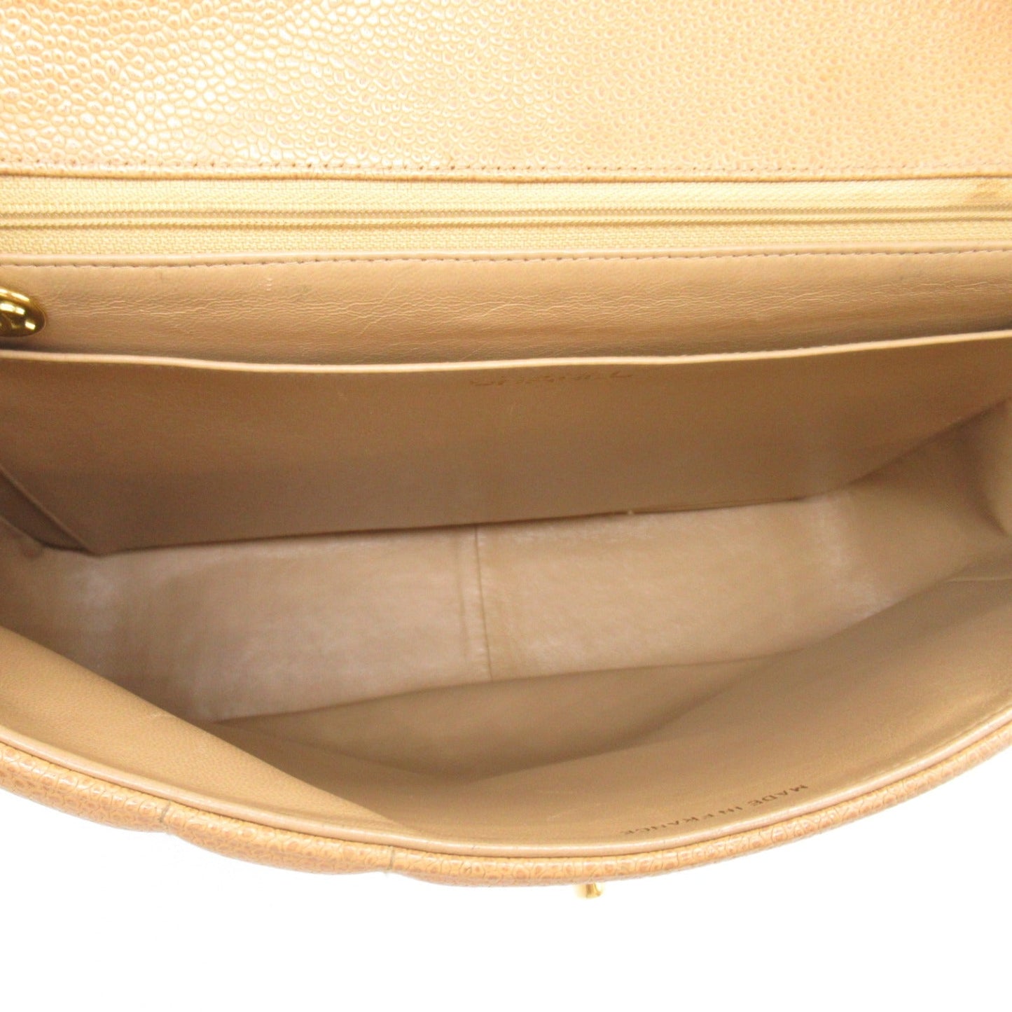 Chanel Beige Caviar Mademoiselle Handbag