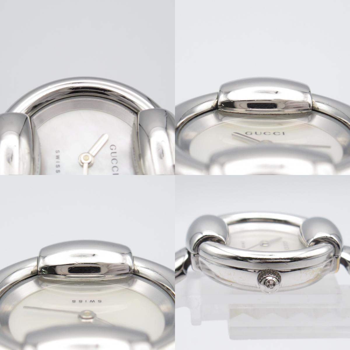 Gucci Bungalow Watch Watch Stainless Steel  White S 1400L