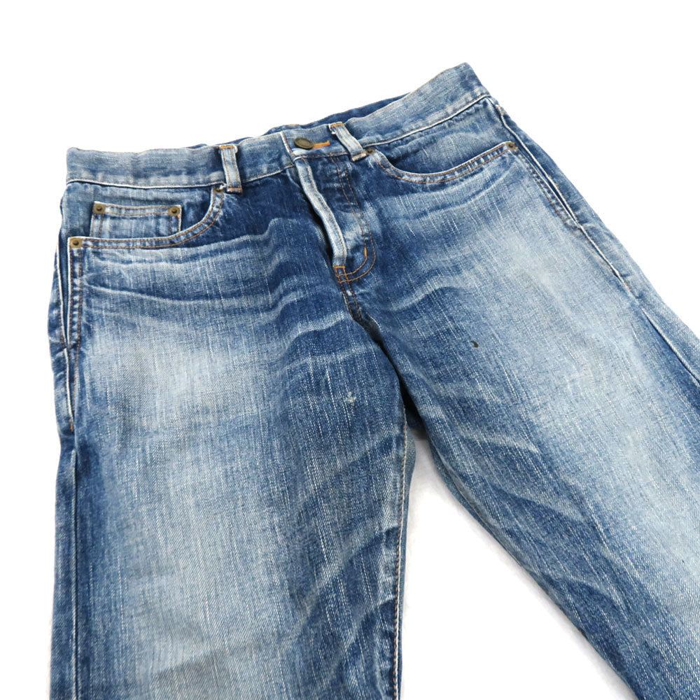 Saint Laurent Denim Jeans Blue 597052 28   Bottoms Clothes Fashion