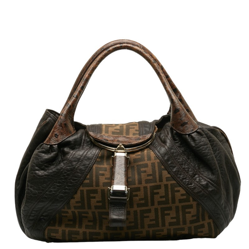 Fendi Zuka Spy Bag 8BR511 Brown Leather Ladies Fendi