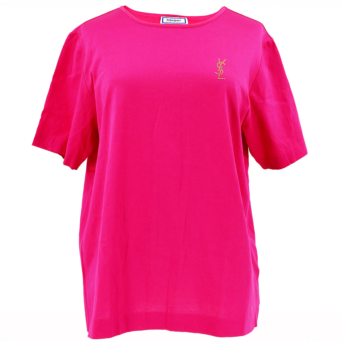 Yves Saint Laurent logo-embellished cotton T-shirt #L