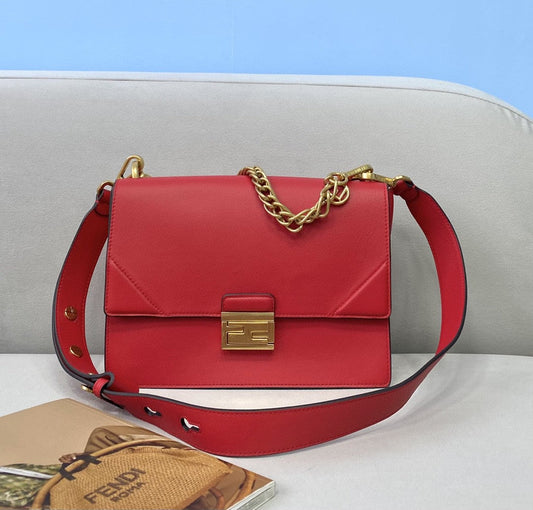 FI Kan U Small Red Bag For Woman 25cm/9.5in