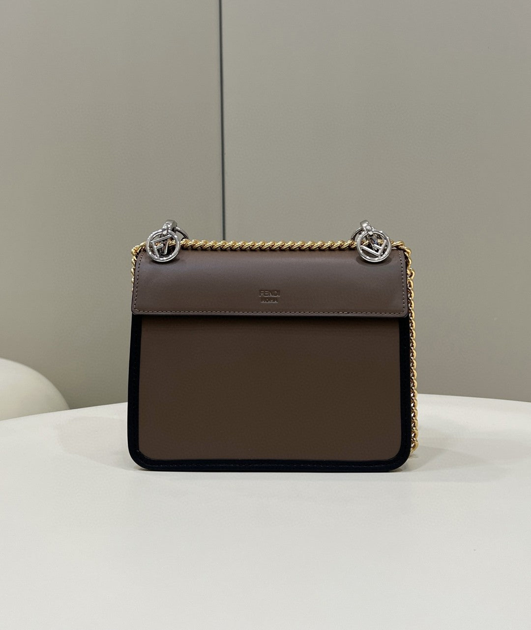 Fendi Kan I F Small Brown Bag