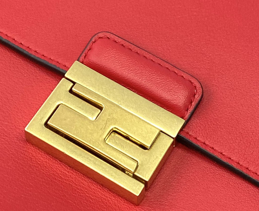 Fendi Kan U Small Red Bag For Woman 25cm/9.5in