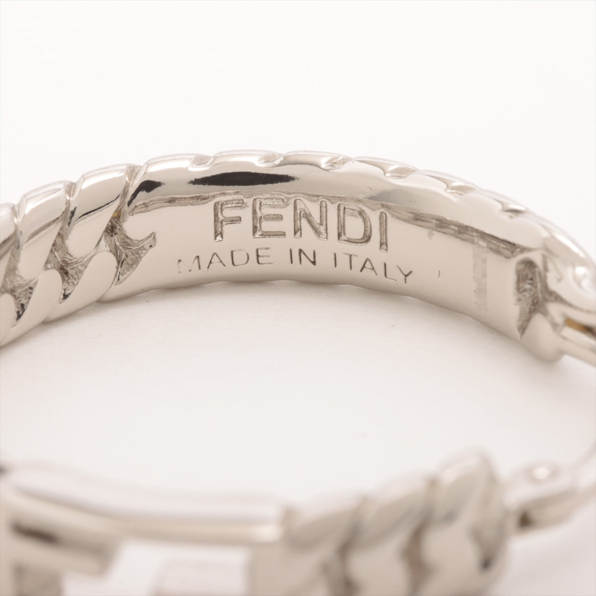 Fendi Buget Hoppias Metal Silver FF Logo