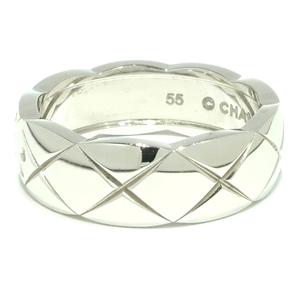 Chanel Jewelry CocoCrash Ring J10865 Diamond #55 K18 750 White G Box Wedding Wedding