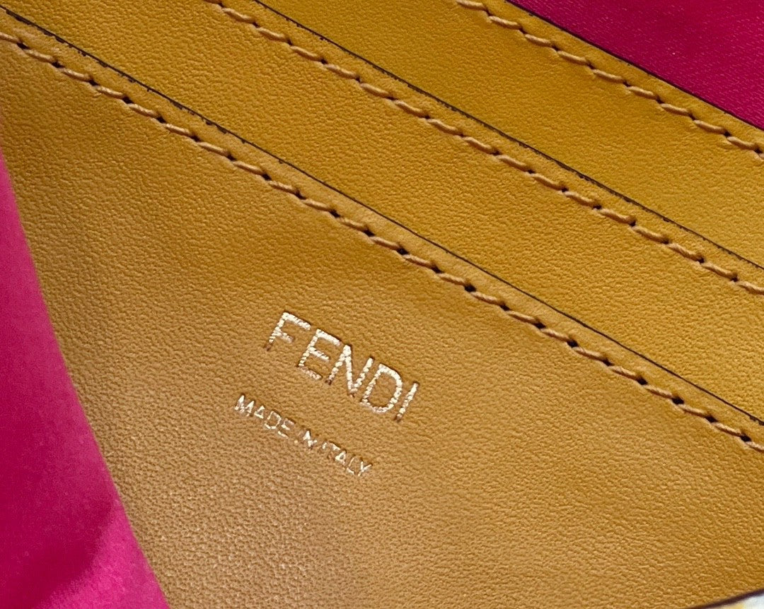 Fendi Mini Baguatte 1997 Yellow Glazed Bag For Woman 19.5cm/7.5in