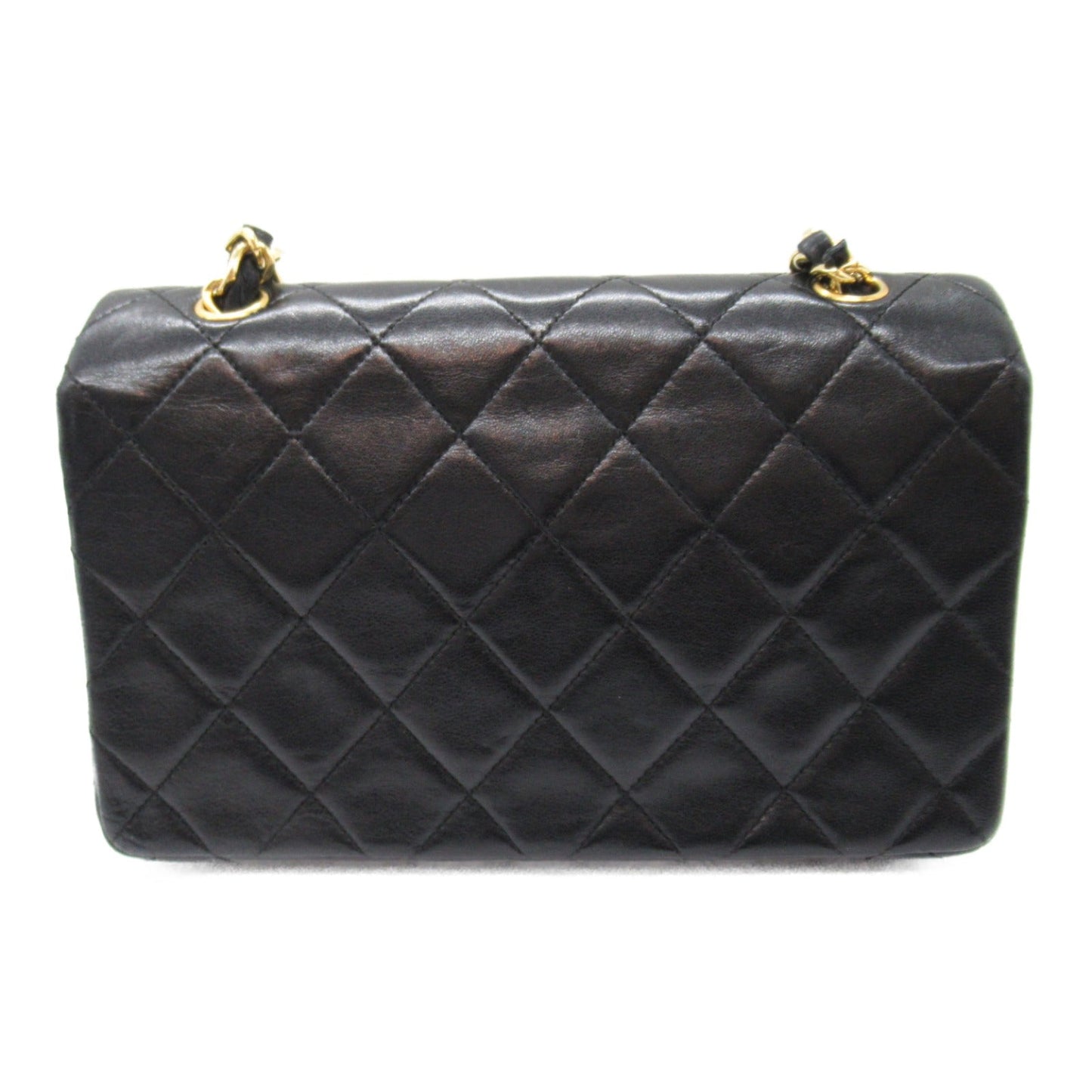 Chanel Mini Matrasse Single Flap Chain Shoulder Bag Shoulder Bag  (Sheep's Leather)  Black