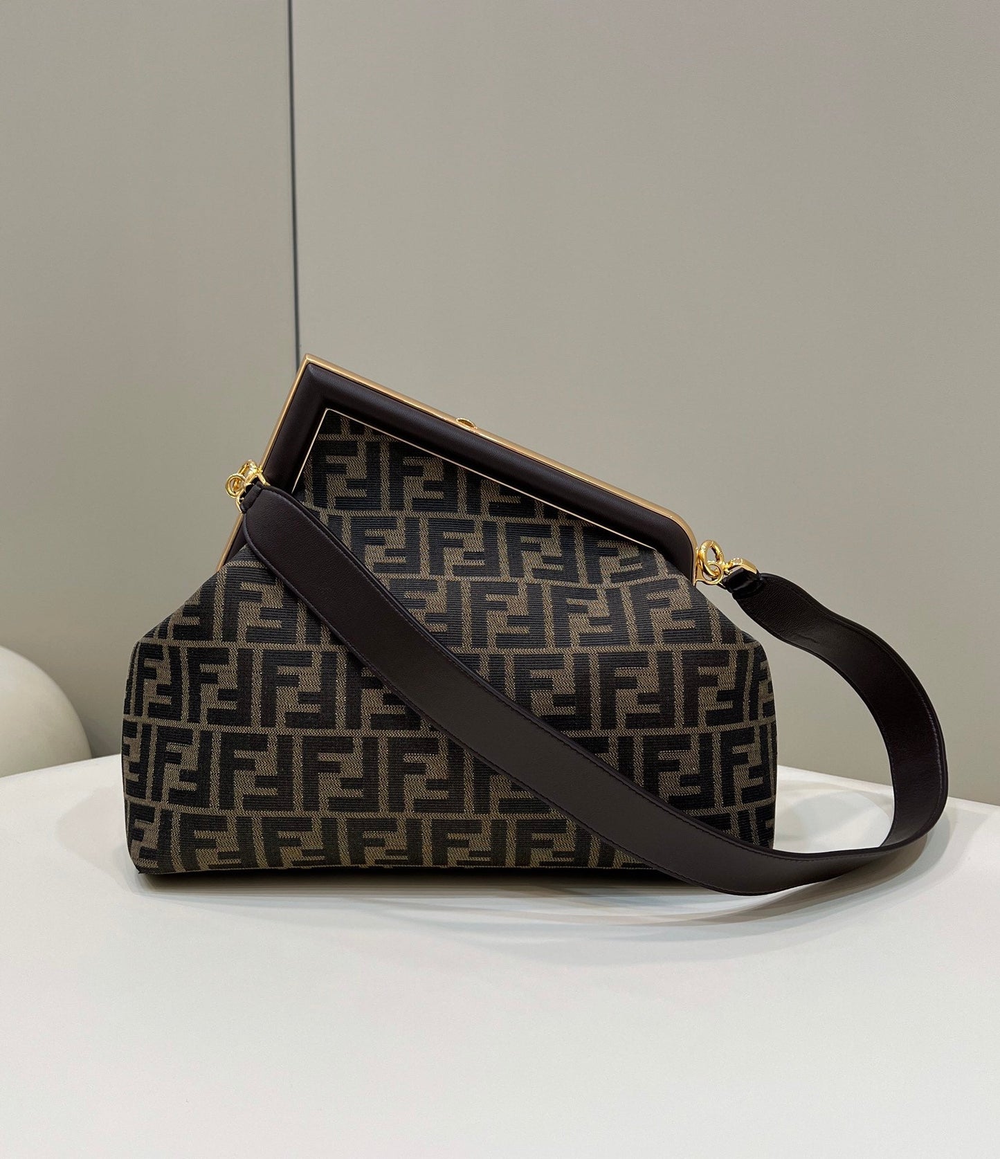 Fendi Fendirst Small Brown