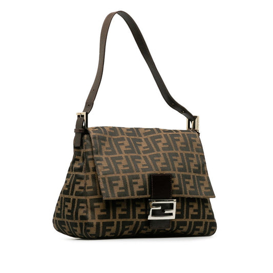 Fendi Zucca Mamma Bucket Shoulder Bag 26325 Brown Women's